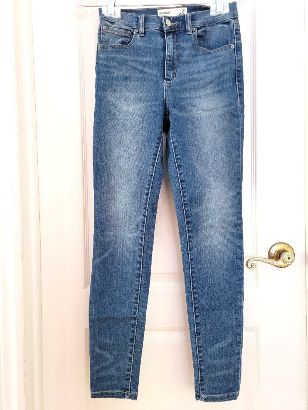 GARAGE HIGH RISE DENIM JEANS